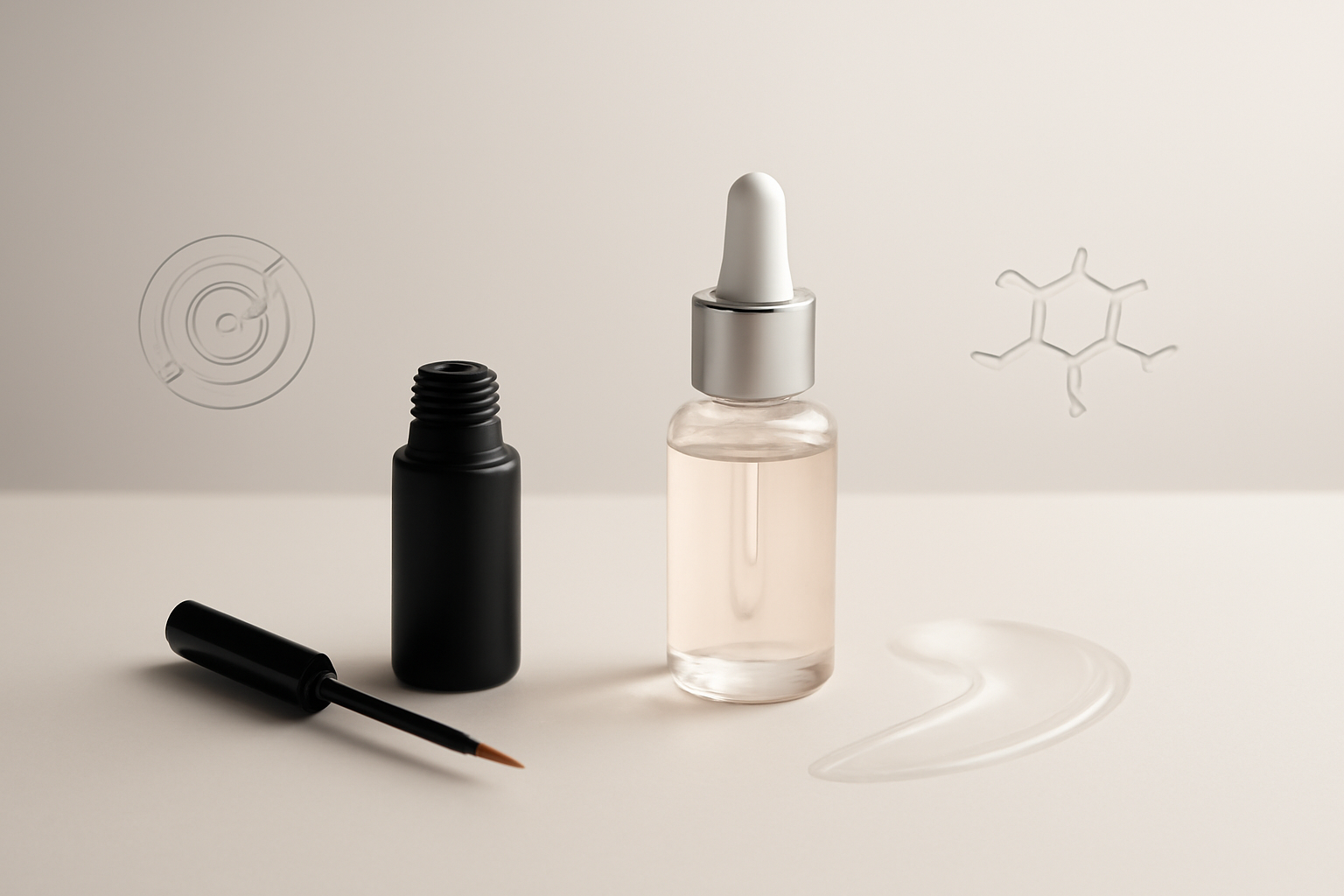 bimatoprost versus peptide serum mechanisms: What is the difference between bimatoprost and a peptide lash serum?