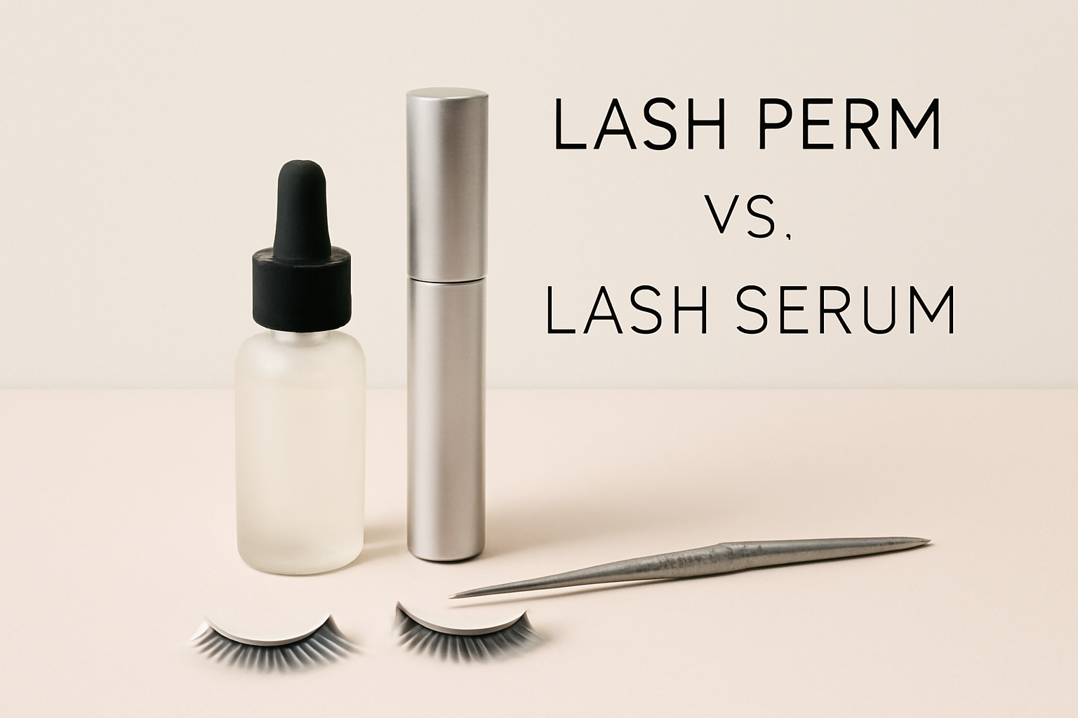 lash perm versus serum: What is the difference between a lash perm and a lash serum?