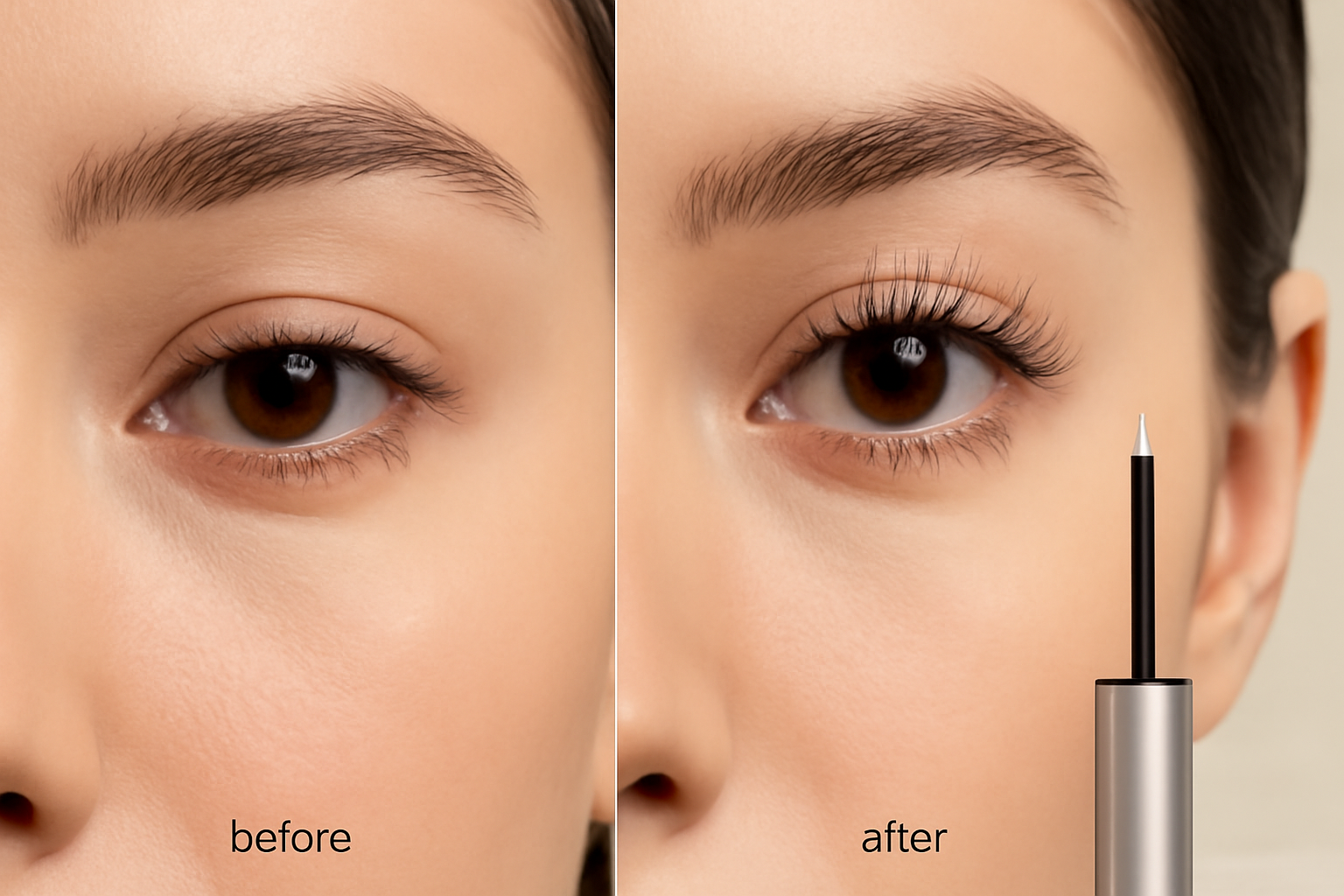 lash serum visual outcomes: What do lash serum before and after results actually look like?