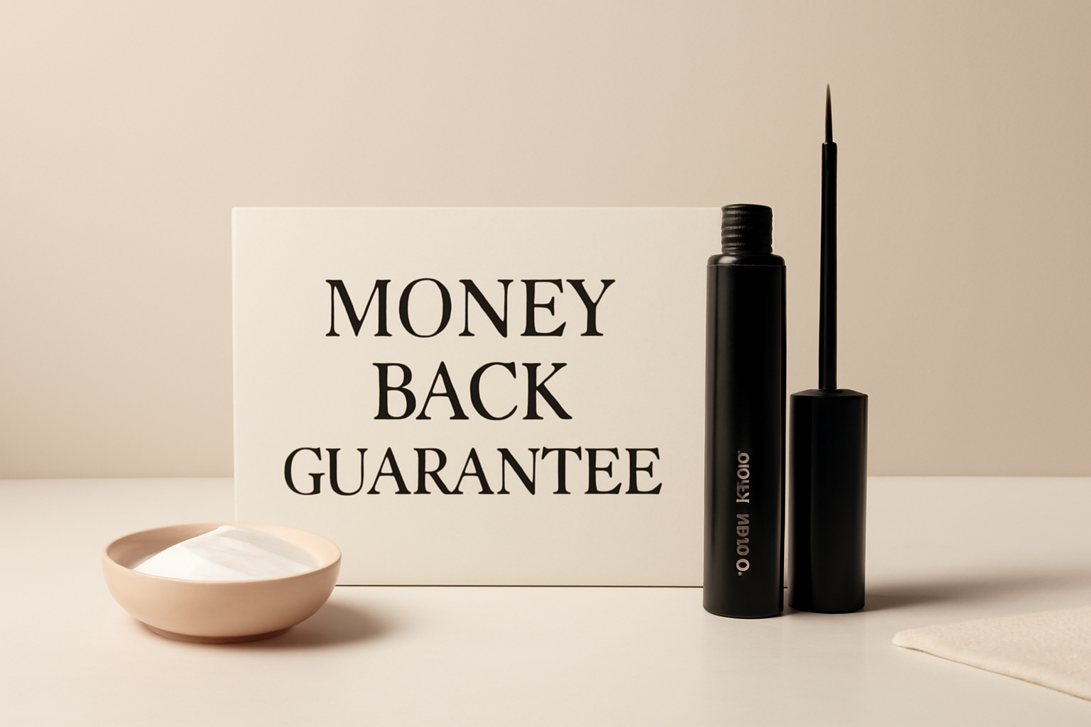 refund guarantee terms: What does a lash serum money-back guarantee actually promise?